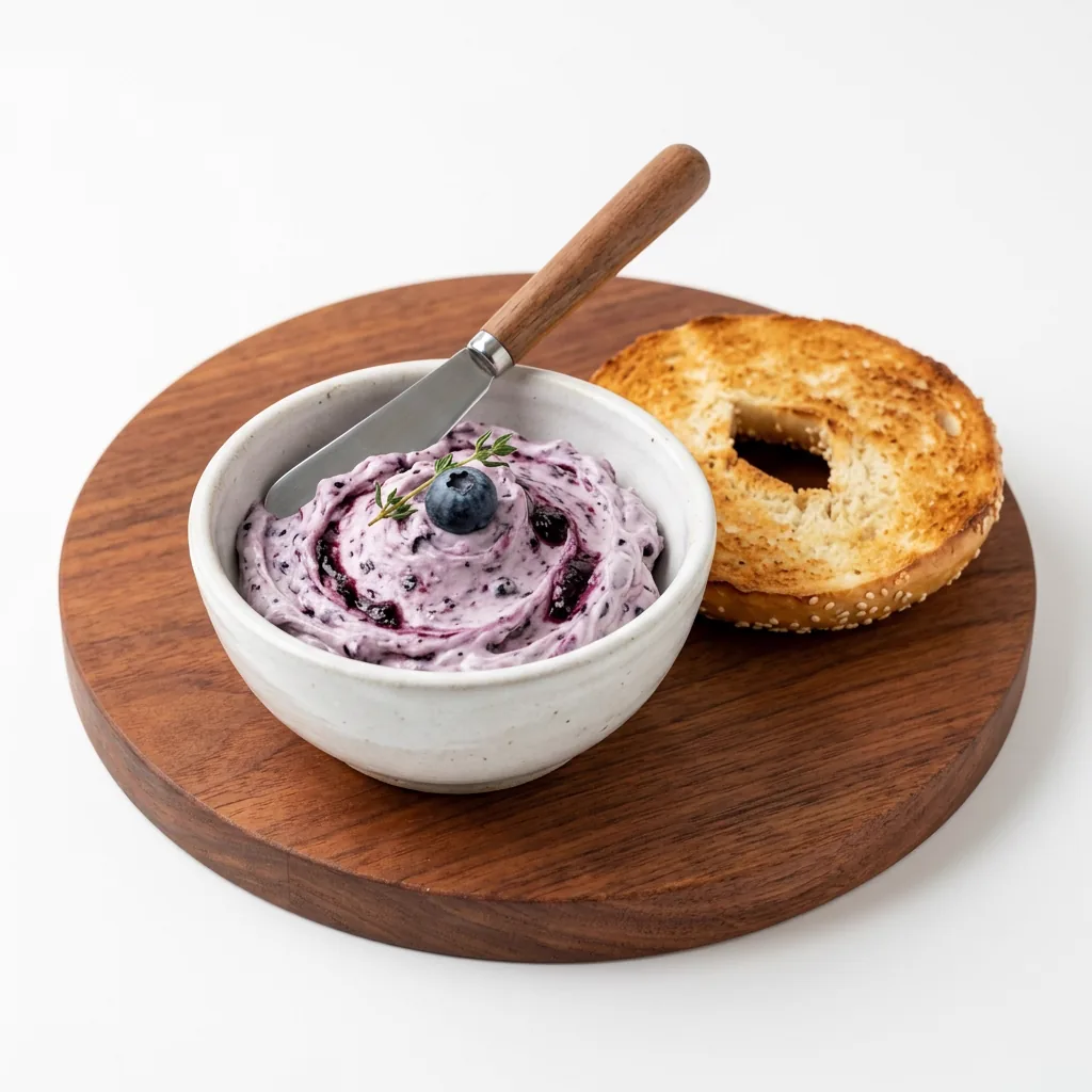 Blueberry cream cheese spread