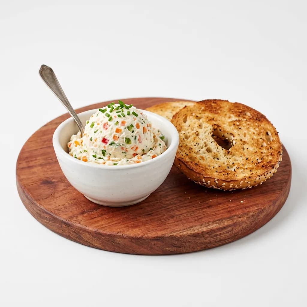 Vegetable cream cheese spread