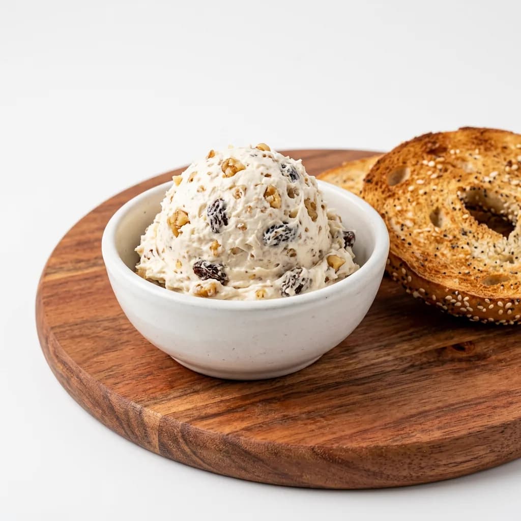 Walnut Raisin cream cheese spread